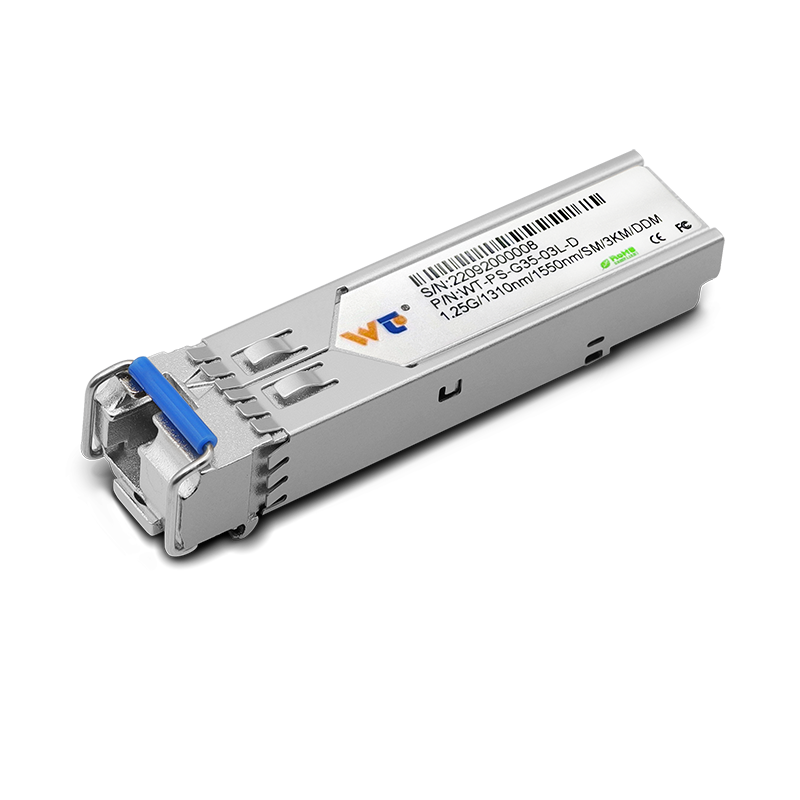 โมดูลออปติคัล SFP 1G กะทัดรัด